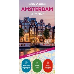 Lonely Planet Amsterdam City Map