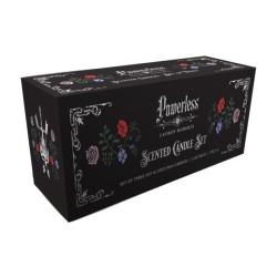 Lauren Roberts: Powerless Trilogy Scented Glass Candle Set (Set of 3)