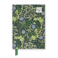 William Morris: Seaweed (Foiled Dot Grid Journal)