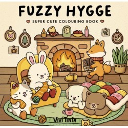 Fuzzy Hygge: Super cute colouring book