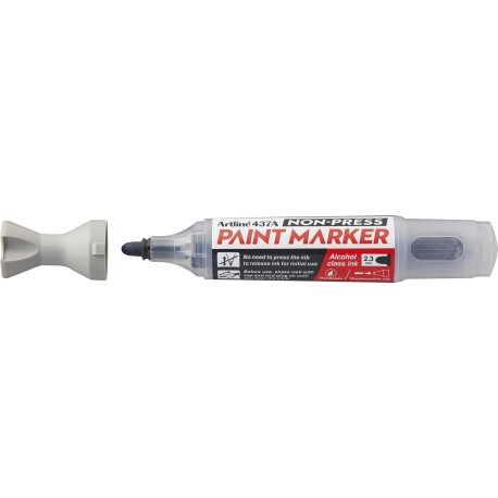 Artline Non-press paint marker 437A Grey