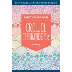 Crewel Embroidery Handy Pocket Guide: Everything to Get You Started- 5 Samplers