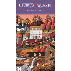 Charles Wysocki, Americana Sunday Start 2 Year Pocket Planner Diary 2026-7