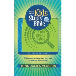 KJV Kids Study Bible (Flexisoft, Green/Blue, Red Letter)