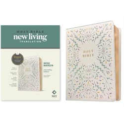 NLT Wide Margin Bible, Filament Enabled (LeatherLike, Grace & Bloom, Red Letter)