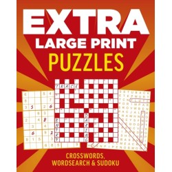 Extra Large Print Puzzles: Crossword, Wordsearch & Sudoku