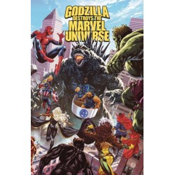 Godzilla Destroys the Marvel Universe