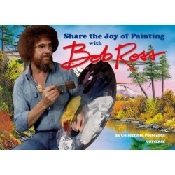 Share the Joy of Painting with Bob Ross: 35 Postcards