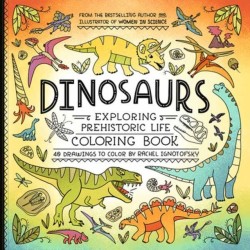 Dinosaurs Coloring Book: 40 Drawings to Color