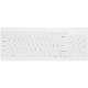 ACTIVE KEY Medical Keyboard Compact Wireless White Nordic