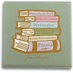 Coaster Single Ceramic - Jane Austen (Books)