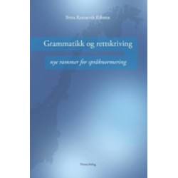 Grammatikk og rettskriving : nye rammer for språknormering