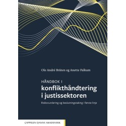 Håndbok i konflikthåndtering i justissektoren : risikovurdering og beslutningstaking i første linje