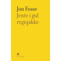 Jente i gul regnjakke : eit bilete