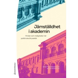 Jämställdhet i akademin : hinder och möjligheter när politik ska bli praktik