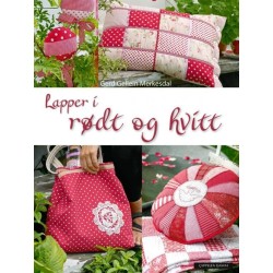 Lapper i rødt og hvitt