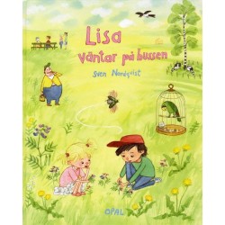 Lisa väntar på bussen