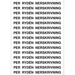 Nerskrivning : egensinniga sidor, kvarglömda dagar