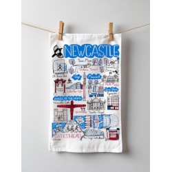 Julia Gash Cotton Tea-towel - Newcastle