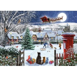 Jigsaw 1000 Piece - Santa'S Visit (L)