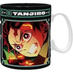 DEMON SLAYER - Mug - 460 ml - Tanjiro black & green S2 - subli -box