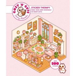 Cute 'n' Cozy Sticker Therapy: Make Your Own Adorable Room Sets! Over 500 Reusable Stickers