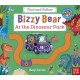Bizzy Bear Find and Follow: At the Dinosaur Park: with 4 sliding counters