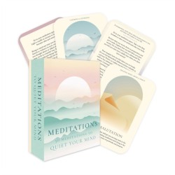 Meditations: A card deck: 50 cards to quiet your mind