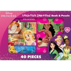 Disney Princess: Little First Look and Find Book & Puzzle