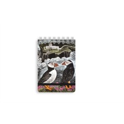 Angela Harding: Fair Isle Puffins (Spiral Bound Pocket Notebook)