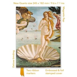 Sandro Botticelli: The Birth of Venus (Foiled Quarto Journal)