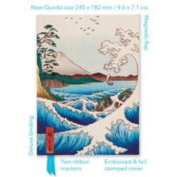 Utagawa Hiroshige: Sea at Satta (Foiled Quarto Journal)