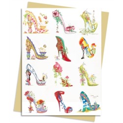 Sally King Design: The Art of the Shoe Greeting Card Pack: Pack of 6