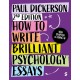 How to Write Brilliant Psychology Essays
