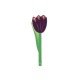 Flower Bookmarks - Purple Tulip