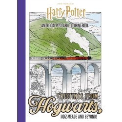Harry Potter: Greetings from Hogwarts, Hogsmeade, and Beyond!: An Official Postcard Colouring Book