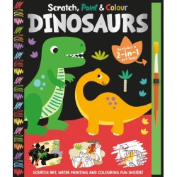 Scratch, Paint & Colour Dinosaurs