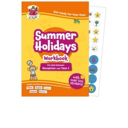 CGP Summer Holidays Activity Workbook - for kids between Reception and Year 1 (ages 4-5)