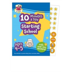 New 10 Minutes a Day Starting School for Ages 4-5 (with over 100 stickers)