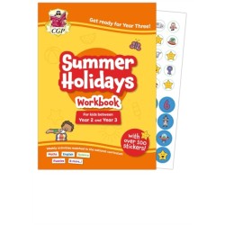 CGP Summer Holidays Activity Workbook - for kids between Year 2 and Year 3 (ages 6-7)
