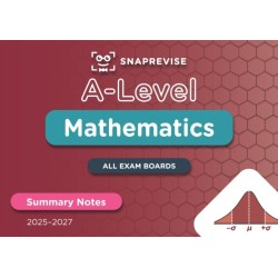 SnapRevise A-Level Maths Summary Notes