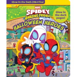 Disney Junior Marvel Spidey and His Amazing Friends: Halloween Heroes Glow in the Dark Look and Find