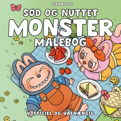 Sød og nuttet monster malebog - Cozy Coloring: Uofficiel Labubu malebog