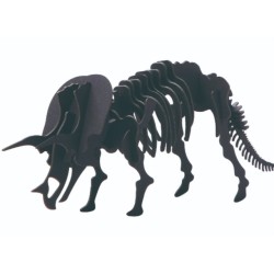 Triceratops Skeleton Card Puzzle