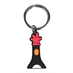 Feathers Head Keyring