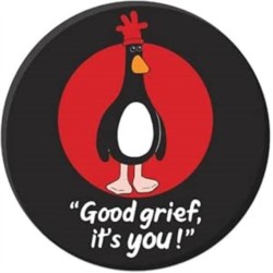 Coaster Single Ceramic - Wallace & Gromit (Feathers)
