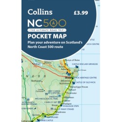 NC500 Pocket Map: Plan Your Adventure on Scotland’s North Coast 500 Route Official Map