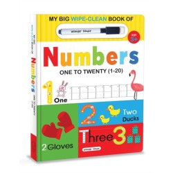 My Big Wipe And Clean Book of Numbers for Kids : 1 to 20