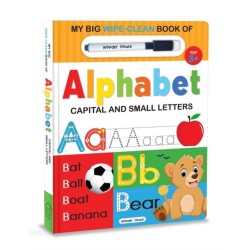 My Big Wipe And Clean Book of Alphabet Capital And Small Letters