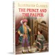 The Prince and the Pauper: Illustrated Children Classic  Novel with Review Questions (Hardback)